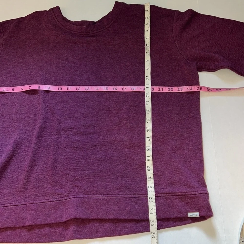 Orvis Men’s Maroon Winter Pullover Sweater size XL